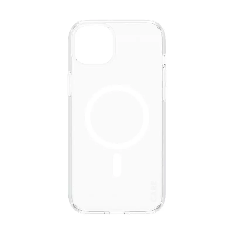 PanzerGlass CARE™ by ® Urban Combat Case caurspīdīgs ar baltu MagSafe, iPhone 15 Plus