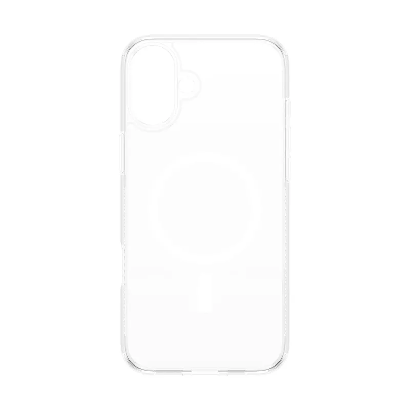 Cover PanzerGlass HardCase Transparent w. balta MagSafe iPhone 16 Plus