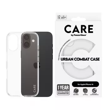 Cover PanzerGlass CARE by Flagship vāciņš Transparent Urban Combat iPhone '24 6.1 inch
