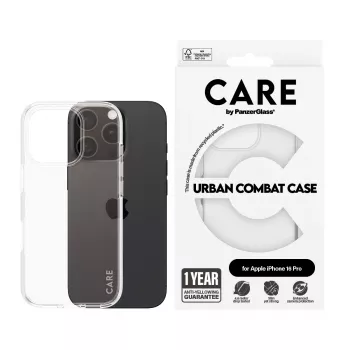 Cover PanzerGlass CARE by Flagship vāciņš Transparent Urban Combat iPhone '24 6.3 inch Pro