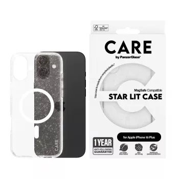 PanzerGlass CARE™ by ® Urban Combat Case Star Lit w. balta MagSafe iPhone 16 Plus