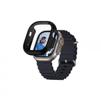 PanzerGlass ® Case Full Body Melns Apple Watch Ultra 3 | Ultra 2 | Ultra | 49mm