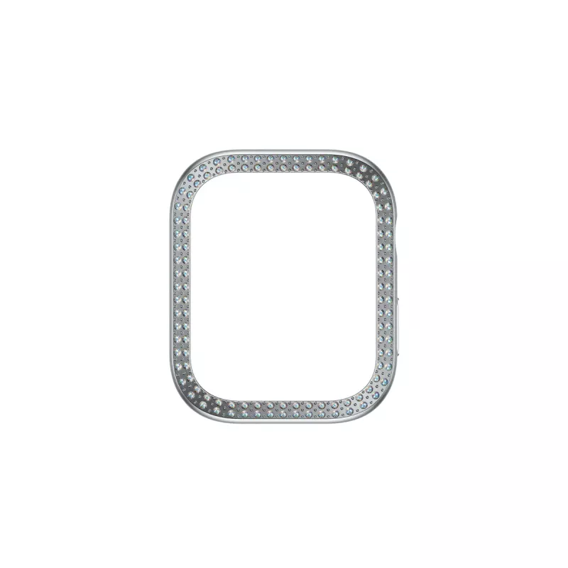 PanzerGlass SAFE. by ® Bling Bumper Silver Apple Watch Series 10 46mm Transparent