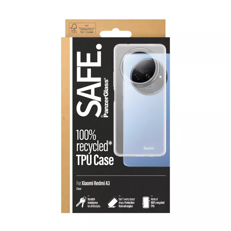 PanzerGlass SAFE. by ® TPU apvalks caurspīdīgs Xiaomi Redmi A3