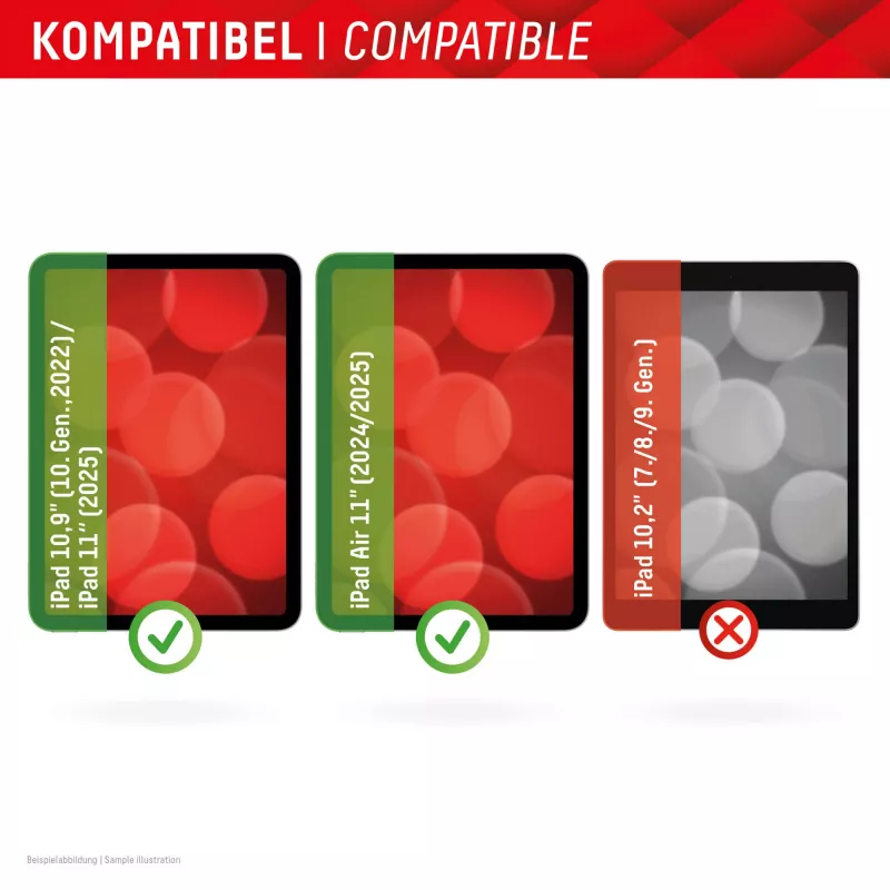 Displex TABLET PRIVACY SAFE noņemams divvirzienu privātuma filtrs iPad 10,9 collu (10. paaudze) / 11 collu (2025) / Air 11 collu (2024/2025)