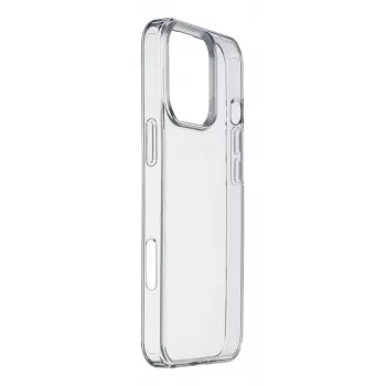 Cellularline Clear Strong - iPhone 16 Pro cietais maciņš ar gumijotām malām