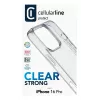 Cellularline Clear Strong - iPhone 16 Pro cietais maciņš ar gumijotām malām