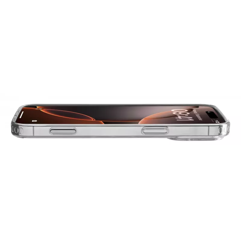 Cellularline Clear Strong - iPhone 16 Pro cietais maciņš ar gumijotām malām