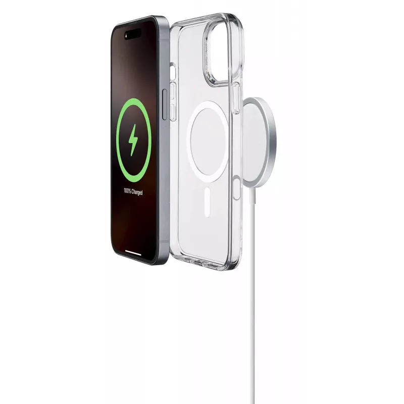 Cellularline Gloss Mag - iPhone 16 Pro Max magnētiskais futlāris uzlādēšanai un pievienošanai MagSafe lādētājam