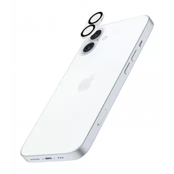 Cellularline kameras objektīvs - iPhone 16 aizsardzība Caurspīdīga Pret skrāpējumiem Triecienizturīga