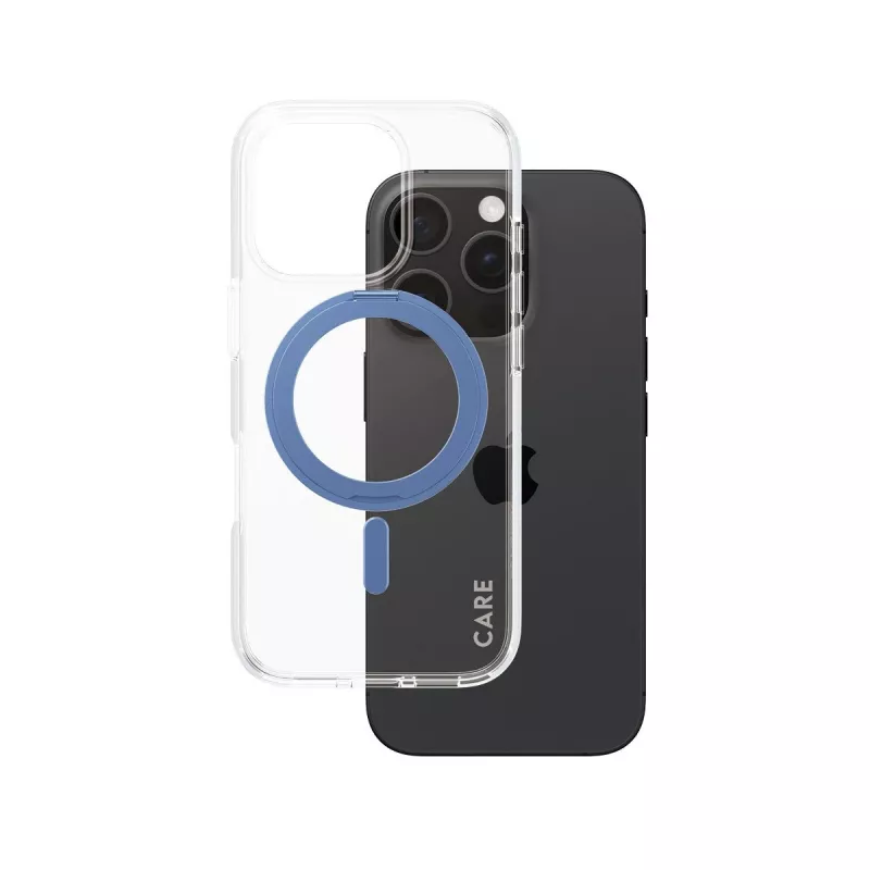Vāciņš PanzerGlass 1317 mobilā tālruņa futrālis Zils Caurspīdīgs iPhone 16 Pro 6,3 collas