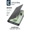Cellularline Book Galaxy S24 FE maciņš ar kartes kabatiņu un magnētisko aizdari