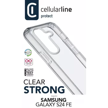 Cellularline CLEARDUOGALS24FET mobilā telefona maciņš Pārklājums Caurspīdīgs 17 cm