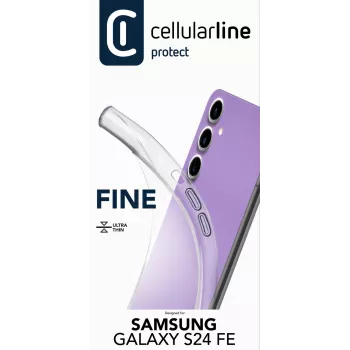Cover Cellularline Galaxy S24 Fe 17 cm Caurspīdīgs