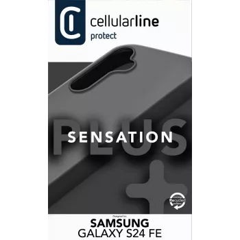 Cellularline Sensation vāciņš Samsung S24 FE Melns