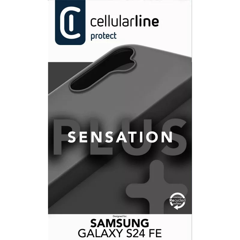Cellularline Sensation vāciņš Samsung S24 FE Melns