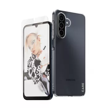 PanzerGlass CARE™ by ® 2-in-1 Bundle Samsung Galaxy A26 5G, Samsung, Samsung - Galaxy A26 5G, Sausa uzklāšana, Izturīgs pret skrāpējumiem, Triecienizturīgs, Caurspīdīgs, 1 gab.