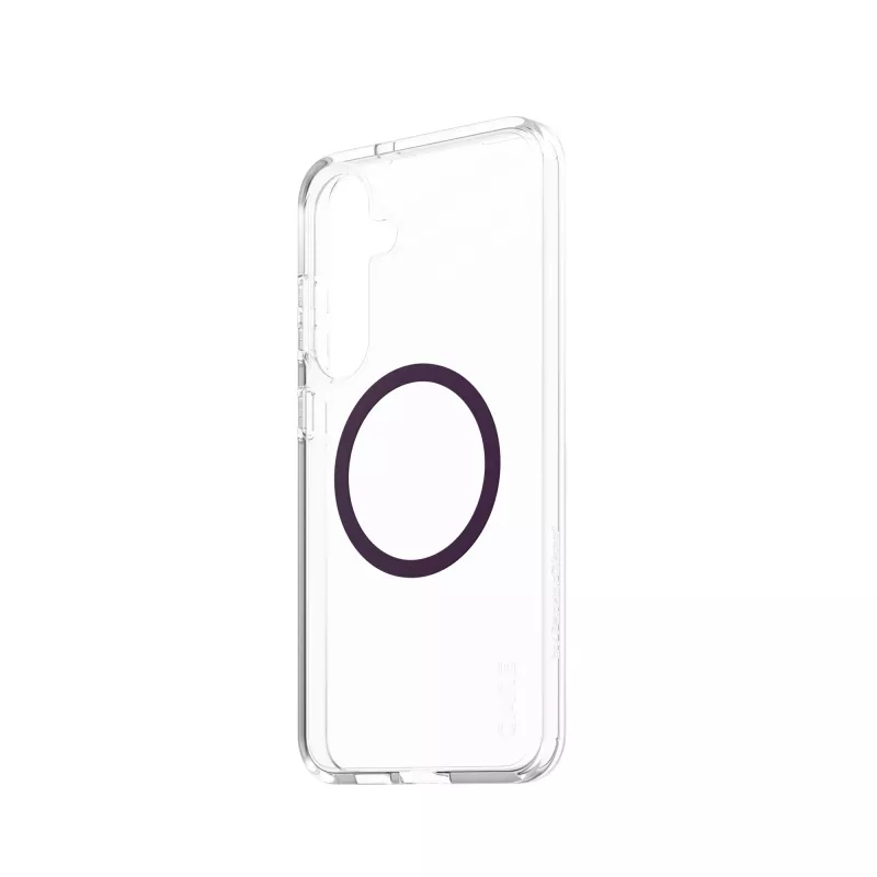 PanzerGlass CARE Urban Combat caurspīdīgs maciņš Plum Purple Qi Samsung Galaxy S25+