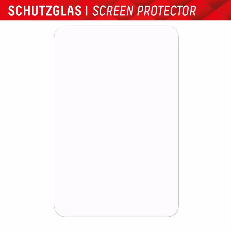 Displex ekrāna aizsargs (9H) Apple iPad mini 8,3'' (6. paaudze/7. paaudze 2024), EASY-ON® Eco montāžas rāmis, izturīgs pret skrāpējumiem