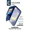 Cellularline Book Agenda - Galaxy S25 Ultra ādas efekta grāmatveida vāciņš ar magnētisku aizdari