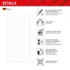 Displex Smart Glass (9H) Samsung Galaxy S25 Ultra, montāžas uzlīme, neplīstošs