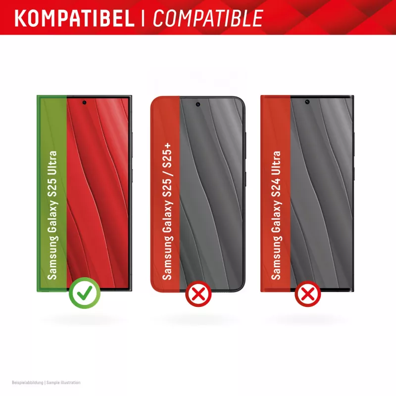 Displex Smart Glass (9H) Samsung Galaxy S25 Ultra, montāžas uzlīme, neplīstošs