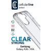 Cellularline Clear Protect - Galaxy A36/A56 ciets vāciņš ar gumijas malām