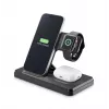 Tech Pop mobilās ierīces uzlādes dokstacija Smartwatch/Smartphone Melna