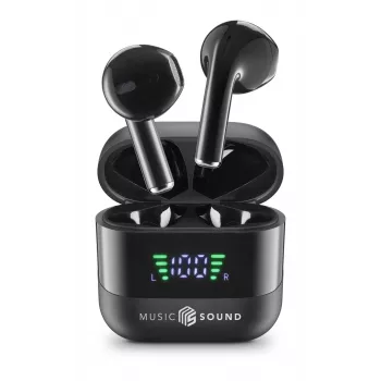 Music Sound SPARK TWS austiņas ar LED displeju