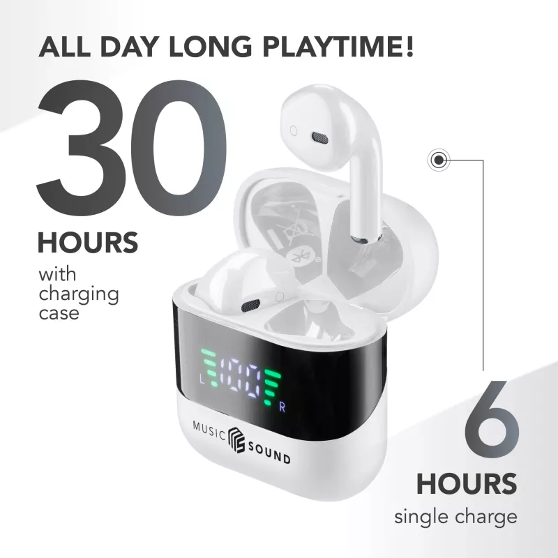 Music Sound SPARK Auricolare TWS con Display LED