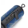 Music Sound vertikālais Bluetooth skaļrunis 5 W, 5 W, bezvadu, 0,15 m, mono pārnēsājams skaļrunis, zils, cilindrs
