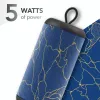 Music Sound vertikālais Bluetooth skaļrunis 5 W, 5 W, bezvadu, 0,15 m, mono pārnēsājams skaļrunis, zils, cilindrs