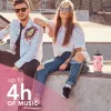 Mono pārnēsājamais skaļrunis Music Sound vertikālais skaļrunis rozā