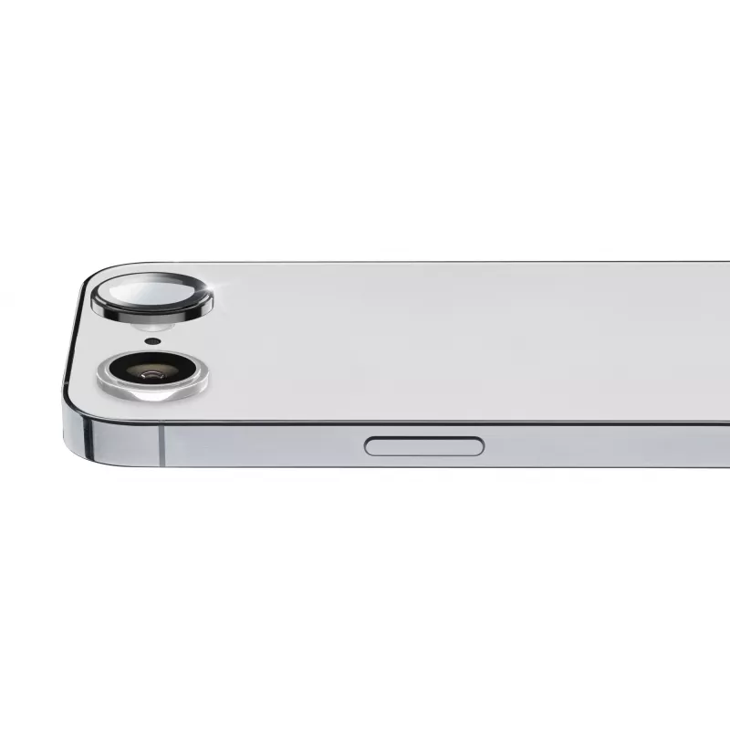 Ekrāna un kameras objektīva aizsargs Cellularline CAMERARINGIPHSE4 iPhone SE 2025, izturīgs pret skrāpējumiem, caurspīdīgs