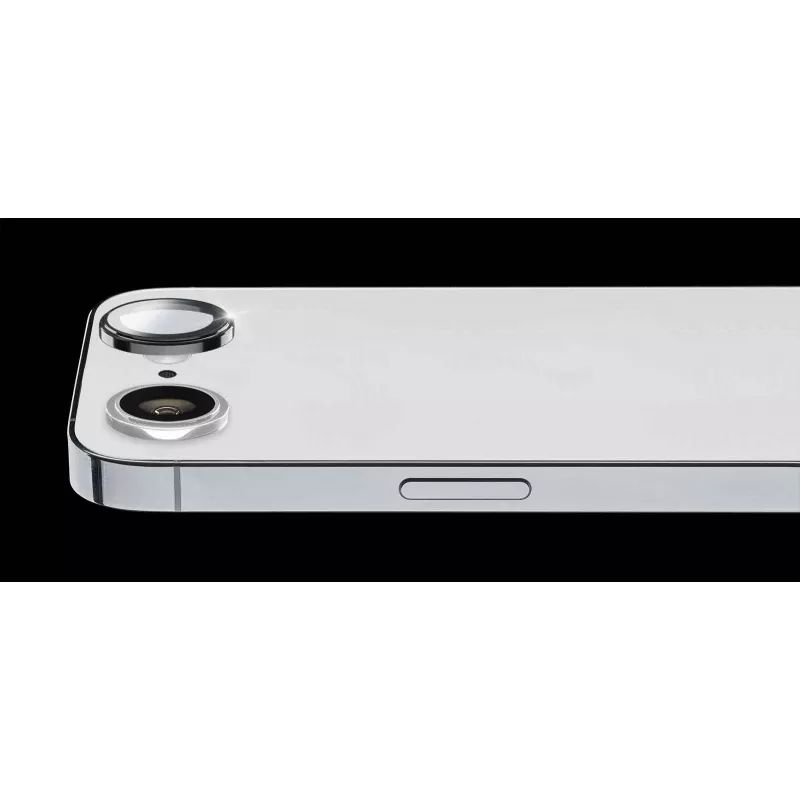 Ekrāna un kameras objektīva aizsargs Cellularline CAMERARINGIPHSE4 iPhone SE 2025, izturīgs pret skrāpējumiem, caurspīdīgs