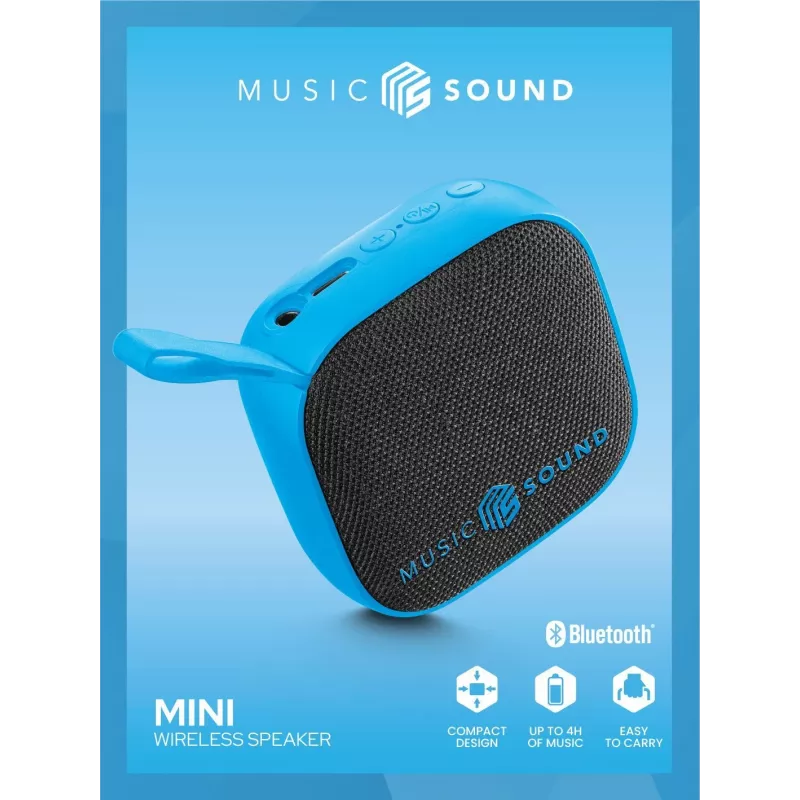 Music Sound bezvadu skaļrunis Mini kompakts un krāsains 3 vatu Bluetooth skaļrunis
