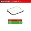 Displex Neplīstošs Pilns Pārklājums Viedais Stikls Apple Watch 9/8/7 (41mm), 2 gab., Īpaši Plāns, No Malas līdz Malai, Eco Mount