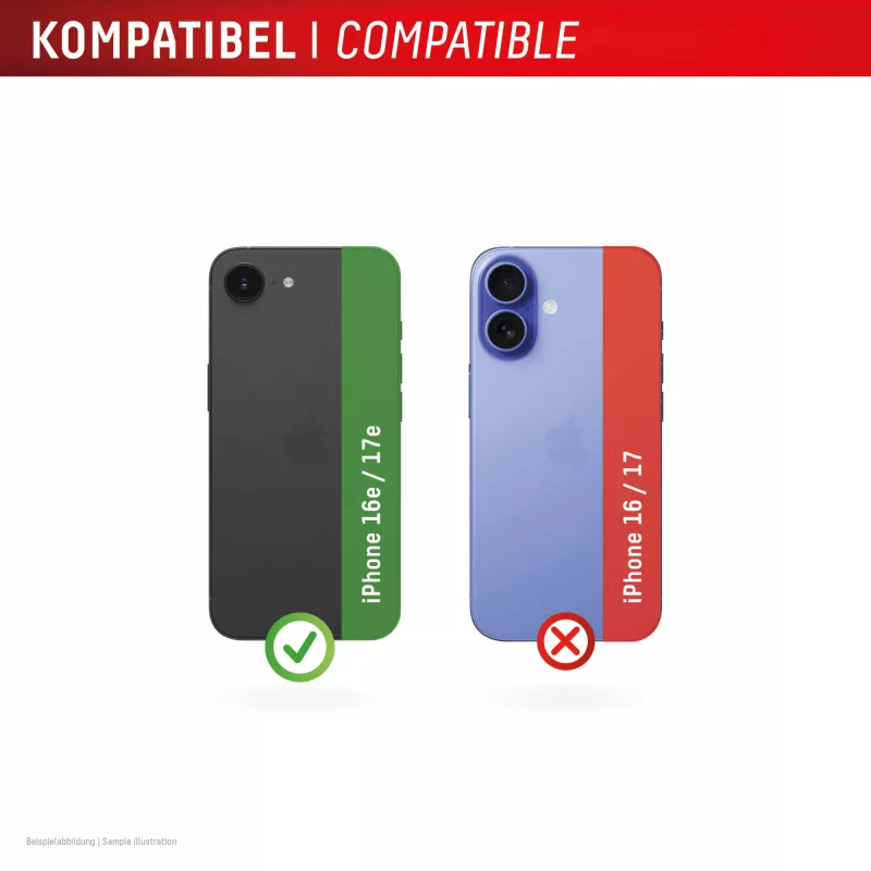 Displex Premium Camera Lens Glass, iPhone 16e/17e, 2 gab., 10H, atsevišķi gredzeni, DLC, caurspīdīgs, ātra uzstādīšana