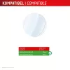 Displex 9H stikls Galaxy Watch 7/6 (40mm), 2 gab., īpaši plāns, bez apmalēm, pret traipiem, ražots Vācijā