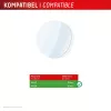 Displex 9H Glass Garmin fenix E/fenix 8 (51mm), 2-Pack, Ultra-Plāns, Bez Apmales, Pret Pirkstu Nospiedumiem, Ražots Vācijā