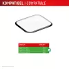 Ekrāna aizsargs Displex Unbreakable Full Cover Smart Glass Apple Watch Ultra 3/Ultra 2/Ultra (49mm), 2 gab., no malas līdz malai, caurspīdīgs