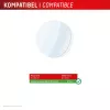 Displex 9H stikls Galaxy Watch 6 Classic (47mm), 2 gab., īpaši plāns, bez apmalēm, pret traipiem, ražots Vācijā