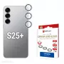 Displex Premium Camera Lens Glass, Samsung Galaxy S25+, 10H, Single Rings, DLC, transparents, Quick Mount