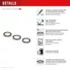 Displex Premium Camera Lens Glass, Samsung Galaxy S25+, 10H, Single Rings, DLC, transparents, Quick Mount