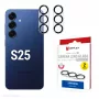 Displex Full Cover kameras lēcas stikls Samsung Galaxy S25, 10H, pilnīga kameras aizsardzība, ātra uzstādīšana, 2 gab.