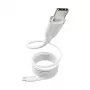 PanzerGlass empower™ by ® Magnetic 240W USB-C uz USB-C kabelis | USB 2.0 | 1,5 m | sudrabaini balts