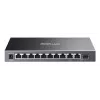 TP-Link Omada ES210GP tīkla komutators Pārvaldīts L2 Gigabit Ethernet (10/100/1000) Power over Ethernet (PoE) DIN sliede Melns