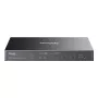 TP-Link Omada ES210GP tīkla komutators Pārvaldīts L2 Gigabit Ethernet (10/100/1000) Power over Ethernet (PoE) DIN sliede Melns