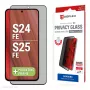 Displex privātuma ekrāna aizsargs (10H) Samsung Galaxy S25 FE/S24 FE, Eco montāžas rāmis, privātuma filtrs