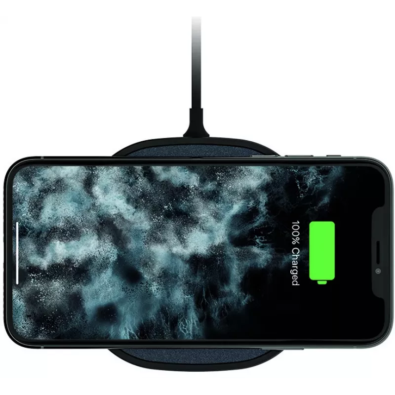 Bezvadu lādētājs mophie Universal Wireless-Single 15W uzlādes paliktnis melns ES